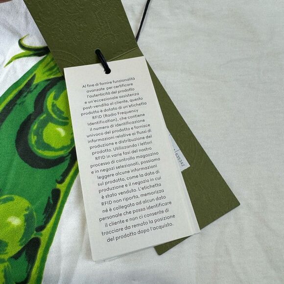 Gucci x Ken Scott NWT Pea Print T Shirt XS - Picture 8 of 13